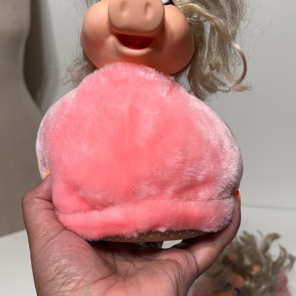 Jim Henson Vintage Muppets Miss Piggy Plush Slippers Adult Rare Never Worn - Picture 11 of 17